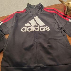 Kids Adidas Zip front Nylon Jacket